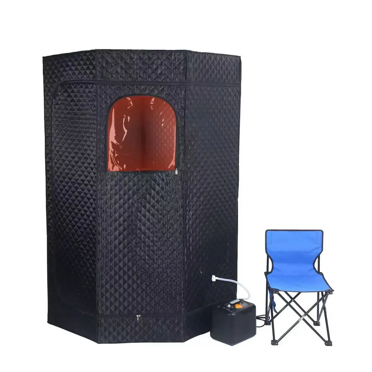 

Home upgraded large space steam sauna set with 3L large steamer, single person sauna for sweating, weight loss, detoxification
