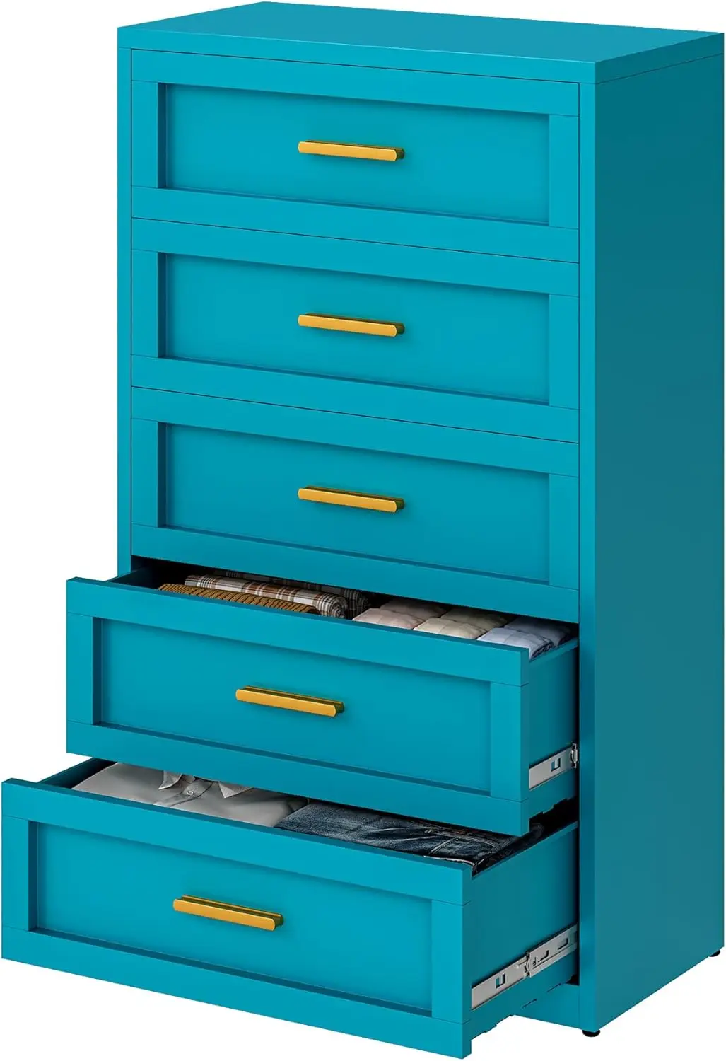 Metal 5 Drawer Dres…
