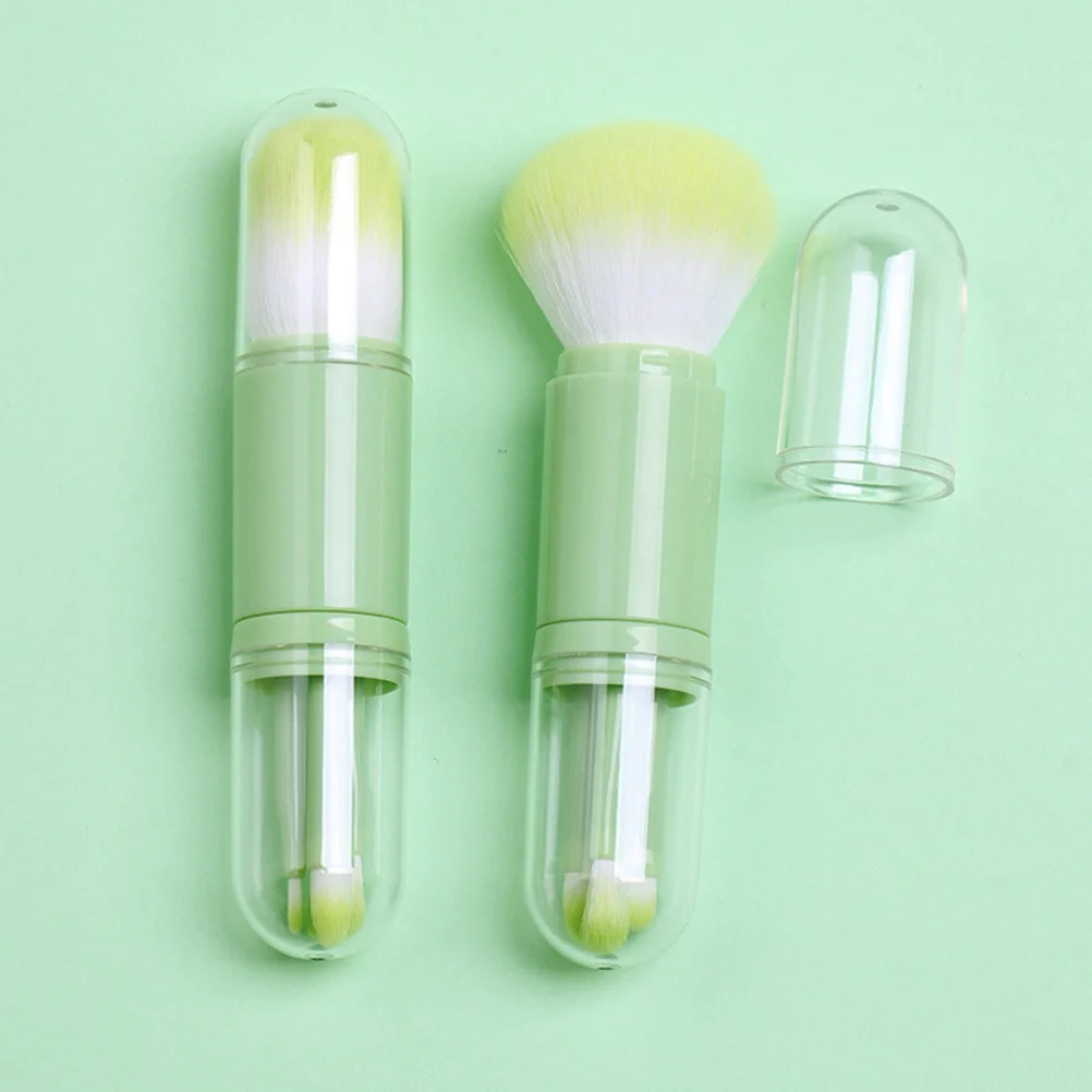 1 set Dual Ended Makeup Brush Set Compact Multifunctional Brush For Blush Eyeshadow Contour Powder Artificial Fiber