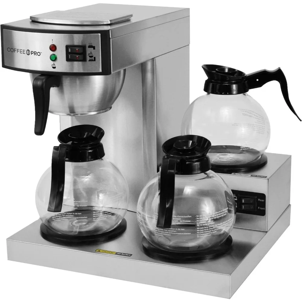 

Commercial Brewer Coffee Maker, 24" x 16" x 20", Coffee Machine