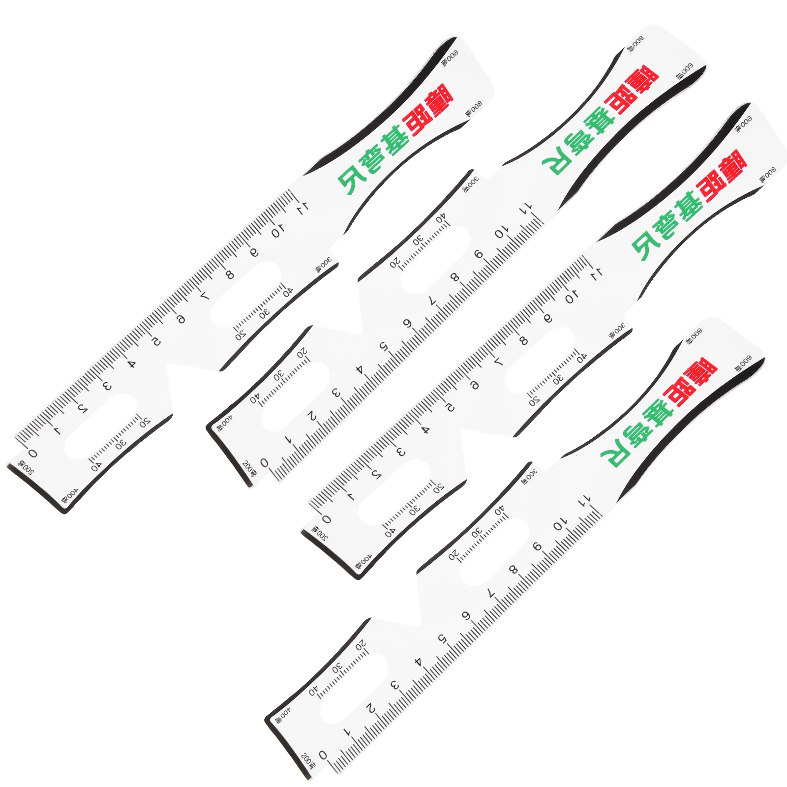 

4 Pcs Pupil Distance Ruler Ophthalmic Equipment Multifunction Pd Pupillary Accurate Meter Care