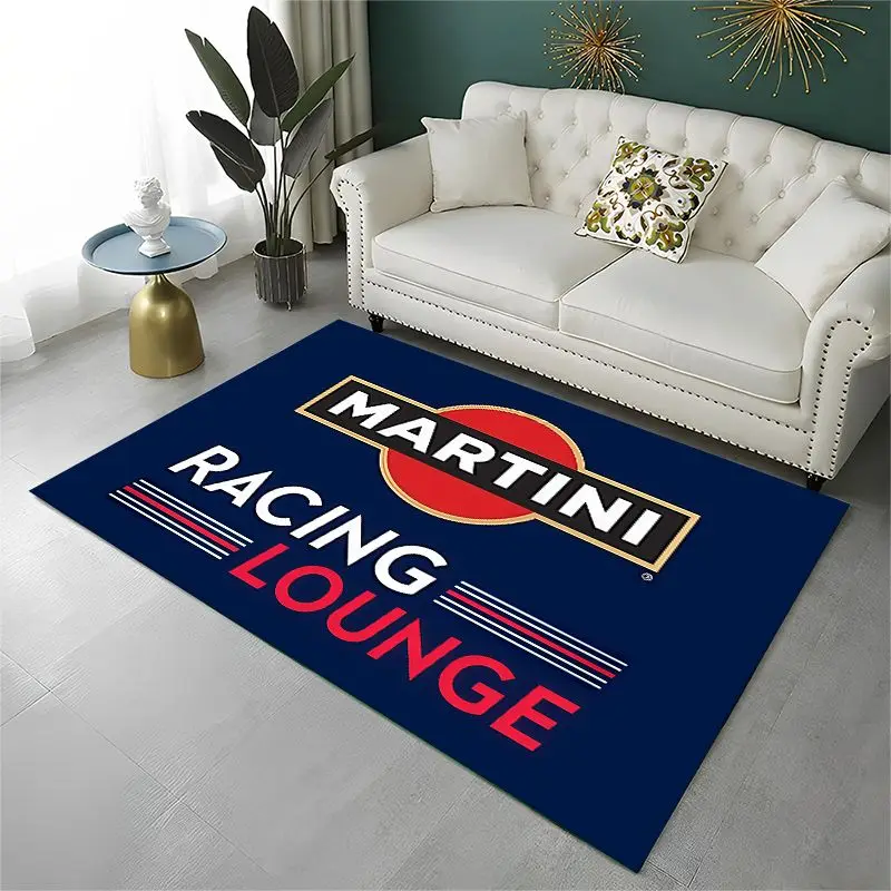 Racing Car M-Martini Moto Non-Slip Area Rug for Living Room,Bedroom,Playroom,Soft Carpet Floor Mat Home Decor Rug Kids Room