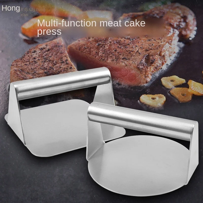 

Stainless Steel Burger Press Non-Stick Grill Smasher Bacon Griddle Hamburger Mold Kitchen Accessories Tool Cooking