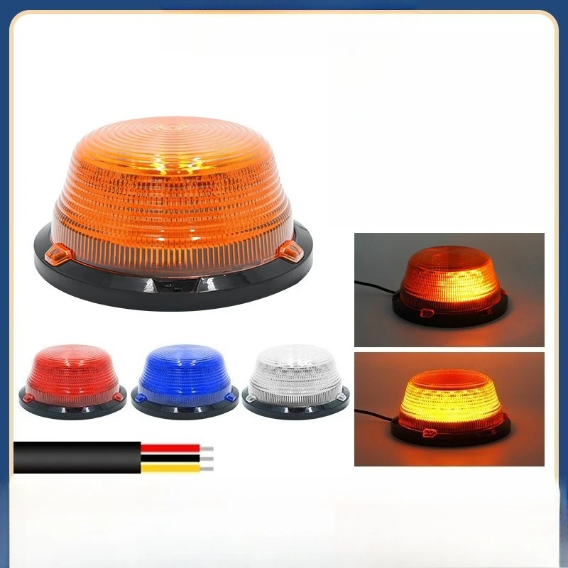

For Vehicles Super Bright Magnetic LED Safety Warning Light Rotating Flashing Tail Signal Lamp Emergency Repair Roof Beacon