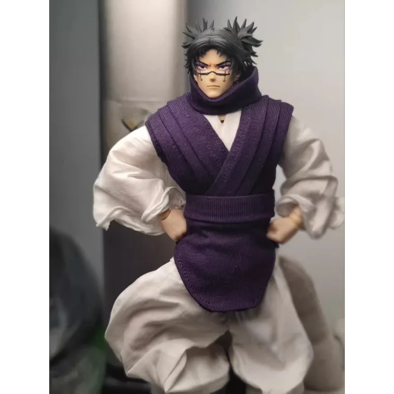 

Customize 1/12 Scale DIY Jujutsu Kaisen Head Carving Shoes Clothes Set Model for 12" VTOYS Thin Doll Body Accessories