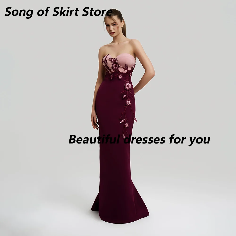 

Sexy Prom Dress for Women Party Customized Sweetheart Sleeveless Applique Floor Length Formal Evening Dresses Party Gown