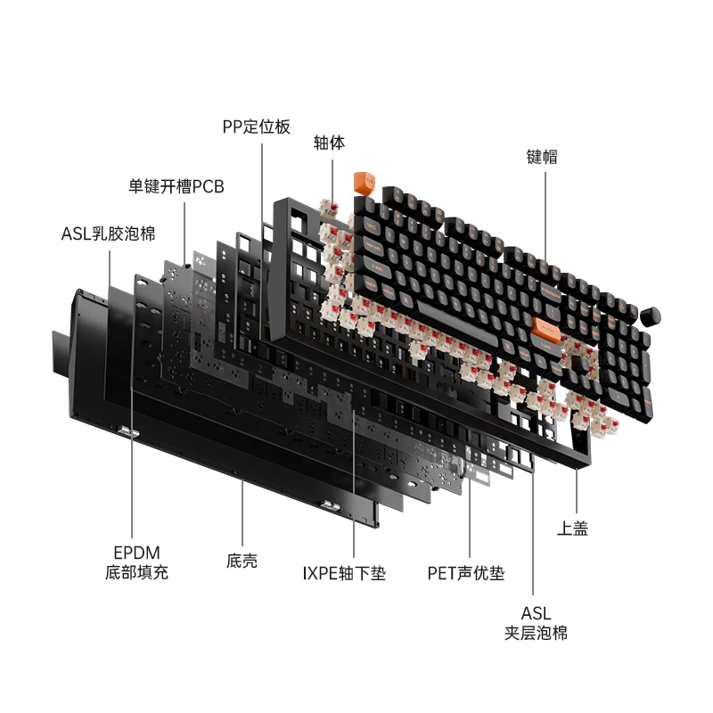 Keychron Z6Ultra, 3 режима, двойная механическая клавиатура 8K, 108 клавиш, быстросъемный, настраиваемый, алюминиевый корпус Win Mac, игровой, электронный спорт