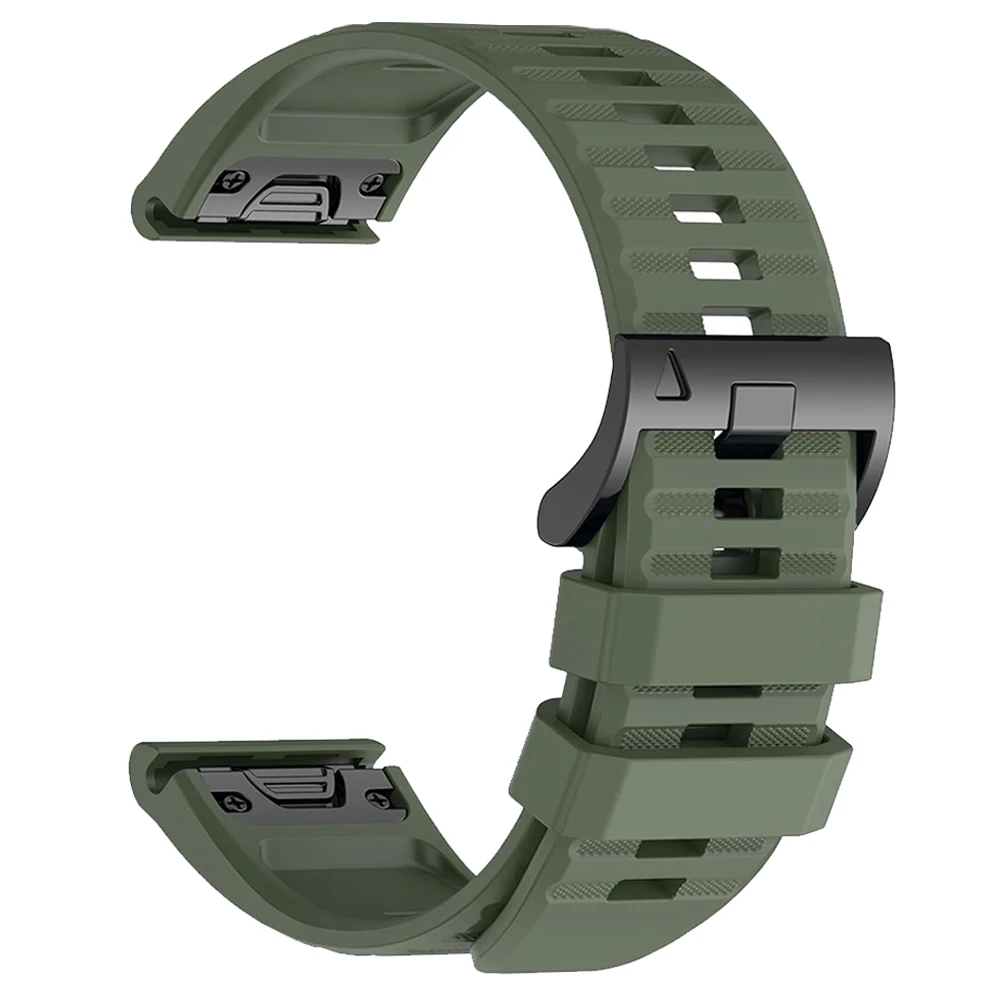 22/26mm Quickfit Officiële Band voor Garmin Fenix 8 Pro 47mm 51mm E 7 7X/Epix Pro/6 6X/Enduro 3 Zachte Sport Siliconen Band Armband