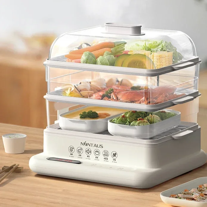 Household three-layer breakfast machine. Steamer. Steam pot. New. For noodles/dumplings. Multi-function