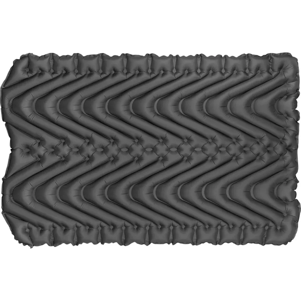 Almofada de dormir inflável dupla V isolada KLYMIT: cama de ar dobrável grossa, leve e fácil de inflar para camping e mochila