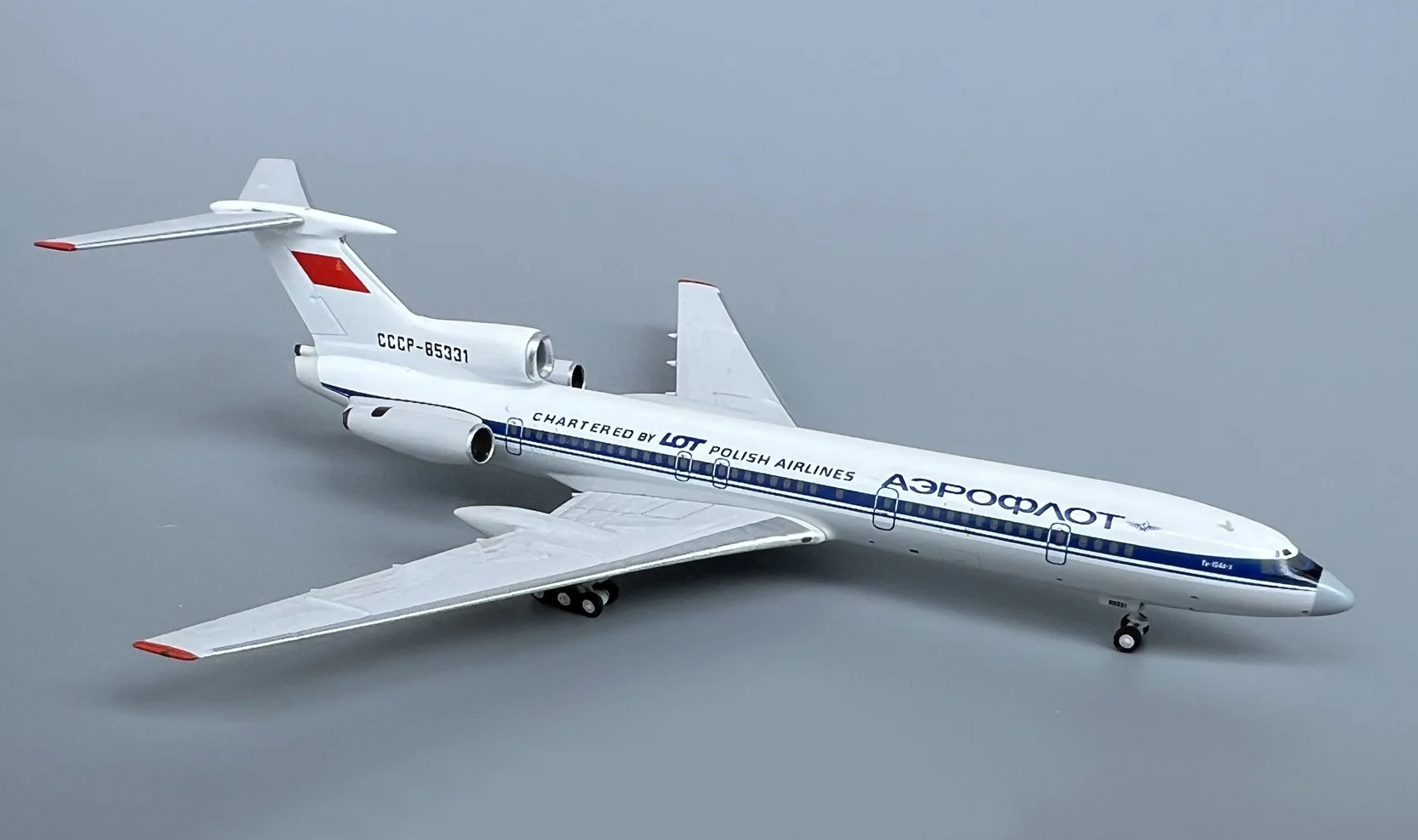 NG54017 1/400 Soviet Tu-154B-2 aircraft model CCCP-85331 Alloy Collection Model