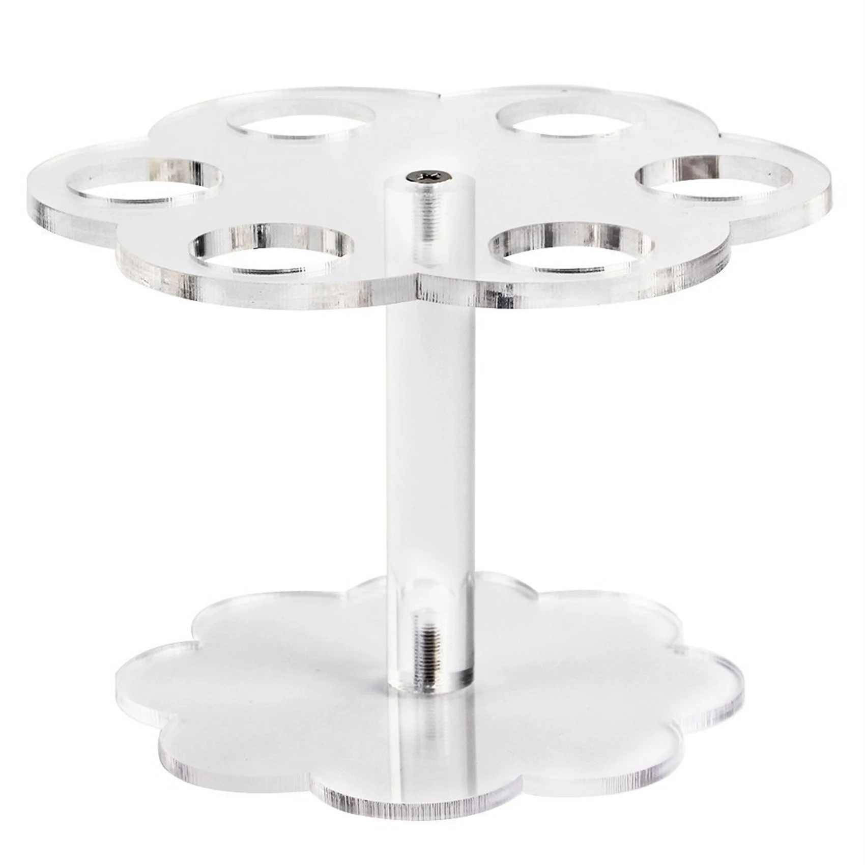 

5Pcs 6 Holes Acrylic Ice Cream Cone Stand Holder Transparent