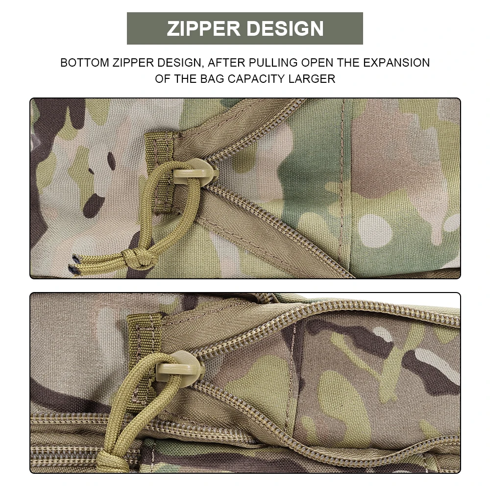 500D Nylon Tactical Flatpack D3 Backpack Hydration Carrier Expansible Molle Pouch Airsoft Multipurpose Vest Assault Travel Bag