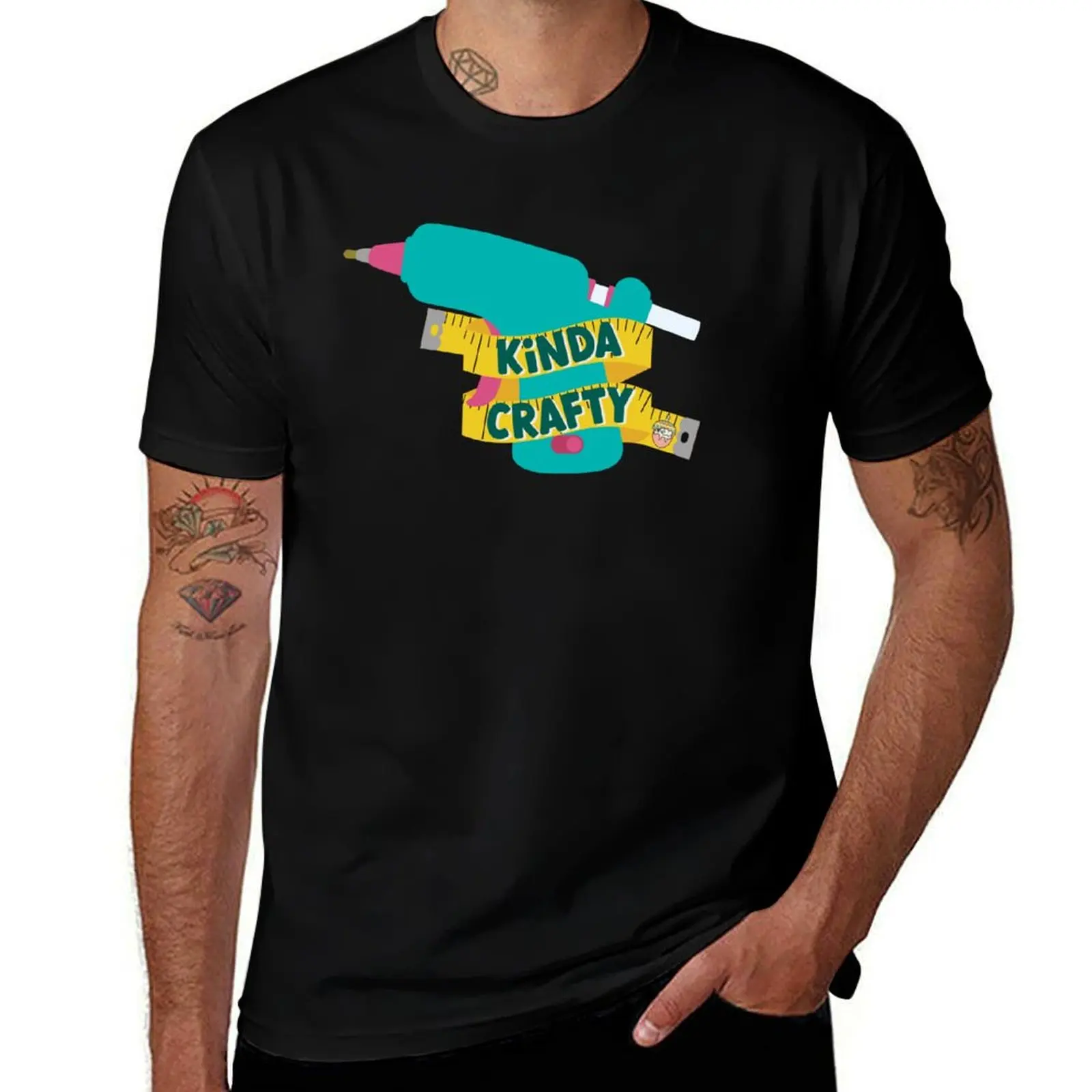 OAK & LAMB KINDA CRAFTY T-Shirt Basic Solid Color Casual Tee Shirt T-Shirt