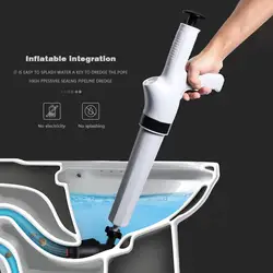 Air Drain Blaster Plunger High Pressure Sink Dredger Cleaner Pump for Bathroom