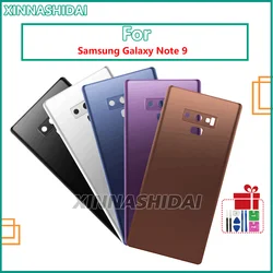 For Samsung Galaxy Note 9 N960 N9600 N960F Glass Back Battery Cover Housing Case Replacement