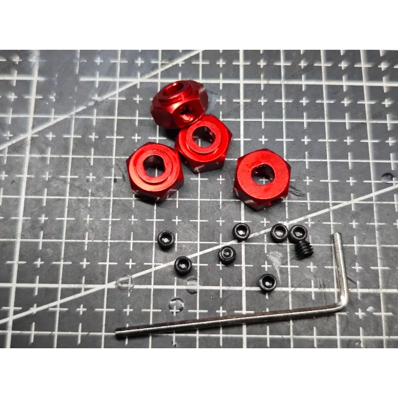 MJX Hyper Go 10208 1/10 Monster Truck Brushless Remote Control Car 7075 Square Inner Hole Widening Adapter RC Car Accessories