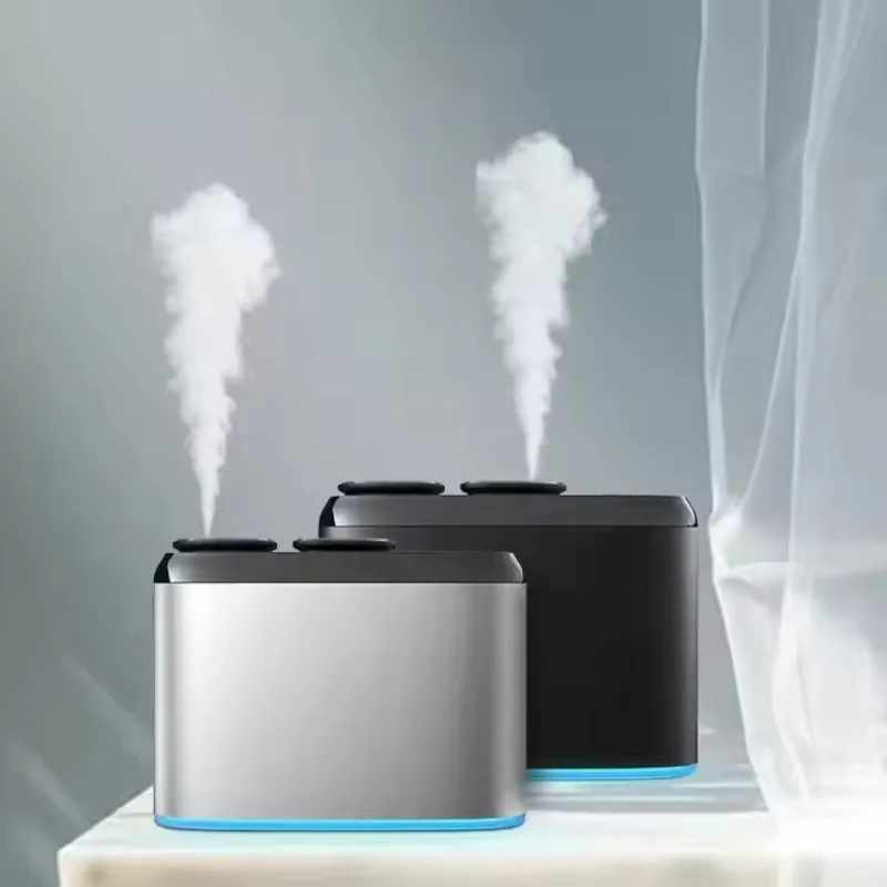 Double Nozzle Design Metal Waterless Aromatherapy Diffuser Professional Hotel Household Use Battery Operated USB Charge Tabletop