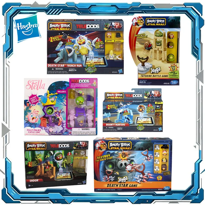 Hasbro Original Geunine Star Wars Angry Birds Telepods Destroy Geng The Death Star Game, figuras de acción, juguetes para niños y niñas, regalo