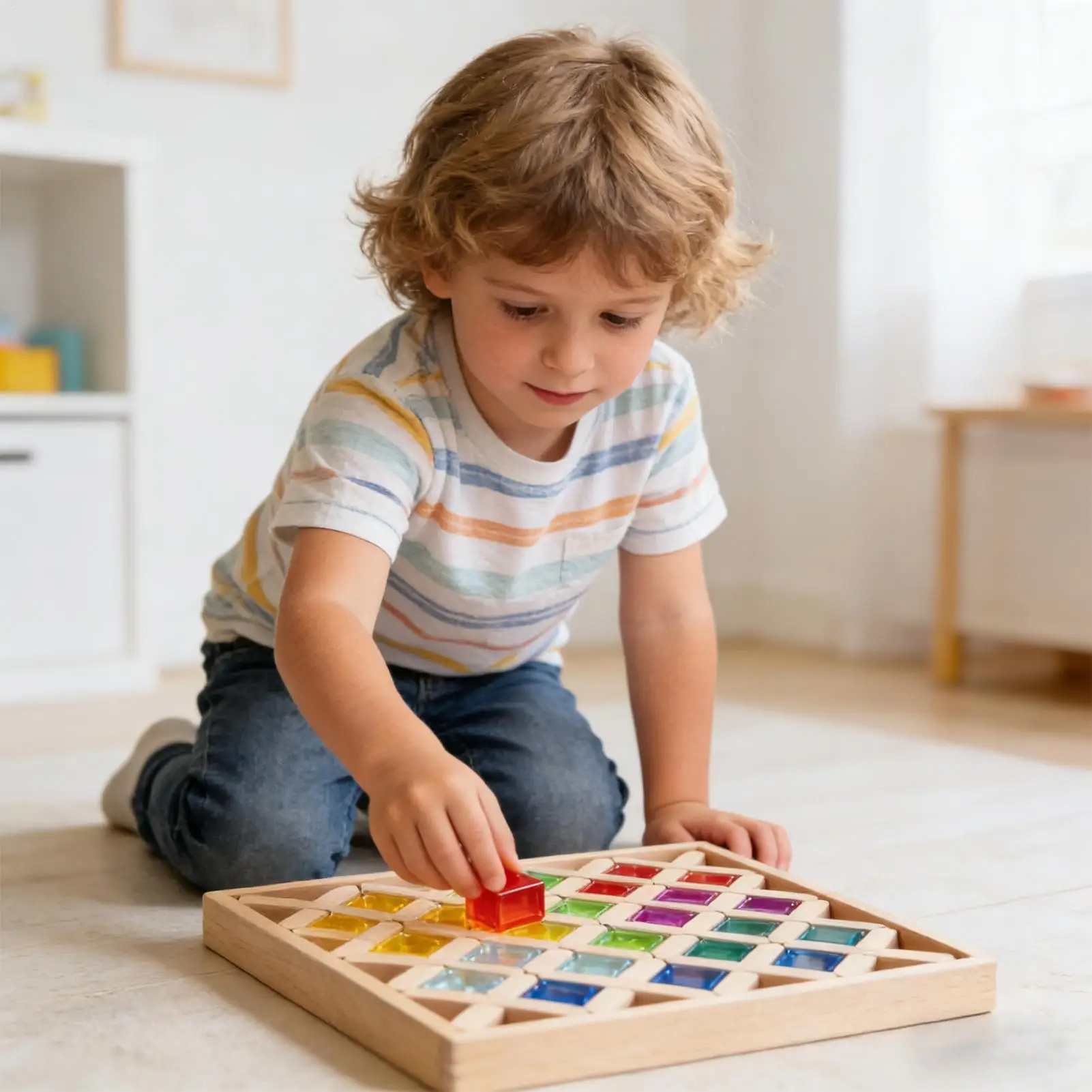 Bausteine Regenbogen Pädagogisches Puzzle Spiel Tragbare Stapeln Spiel Für Kinder Jungen Mädchen Hause Schule Reise Party Klassenzimmer
