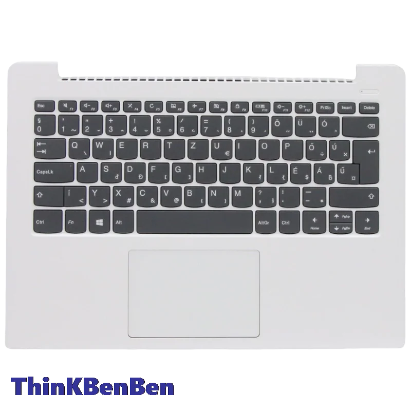 HU Hungarian White Keyboard Upper Case Palmrest Shell Cover For Lenovo Ideapad 330S 14 14IKB 14AST 5CB0R07723