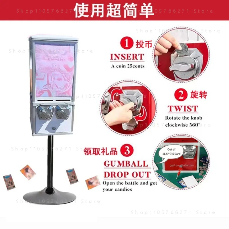 Tattoo Sticker Self-service Vending Machine, Twist Card Machine