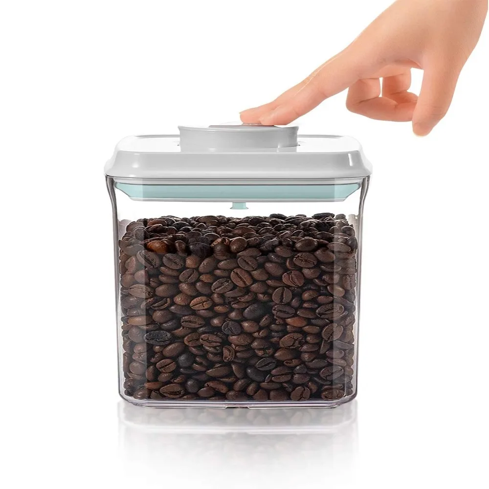 

850ml/28oz Vacuum Coffee Bean Sealed Jar Coffee Storage Jar, AS Material Sealed Container Food Jar Food Storage Box