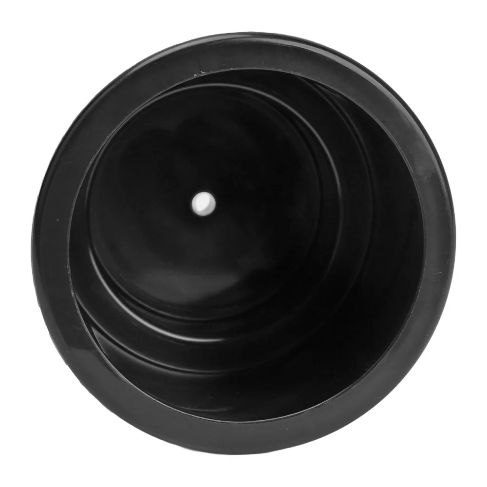 

Easy Clean Black Cup Holder White Smooth Surface Recessed Drink Holder Drain Hole Insert Drink Holders Yacht Use