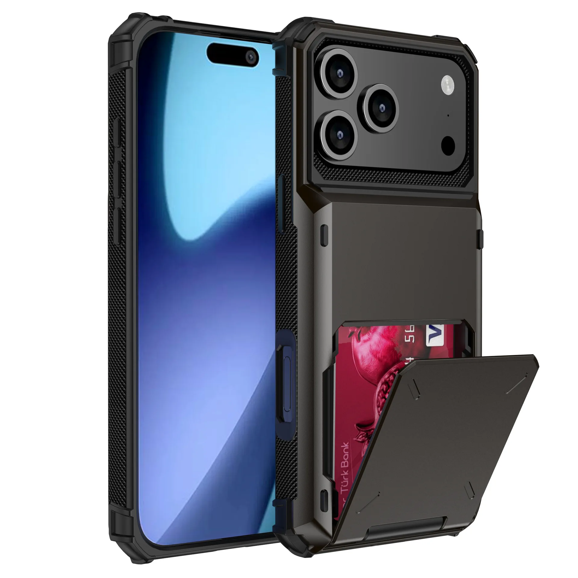 

Premium Flip Card Phone Cover for I Phone Air 17 16 ProMax 16 15 14 13 Plus Case Case Card Holder