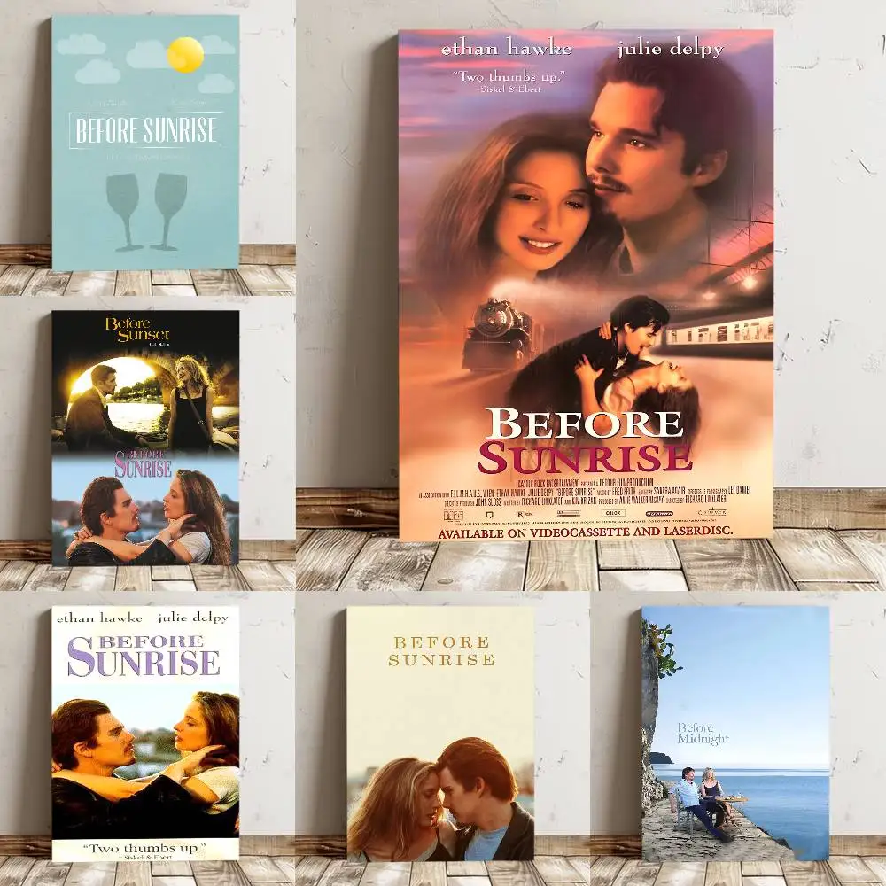Póster de película Bella Before Sunrise Before Sunset, impresión de alta calidad, pegatina artística de pared impermeable para Bar, decoración para sala de estar, regalo