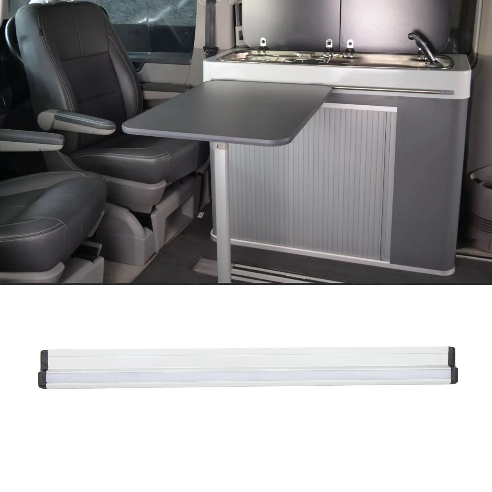 RV Table Rail 500mm Aluminum Alloy High Strength Rustproof Wall Table Support Rail for Yacht Boat  RV Folding Table Rail