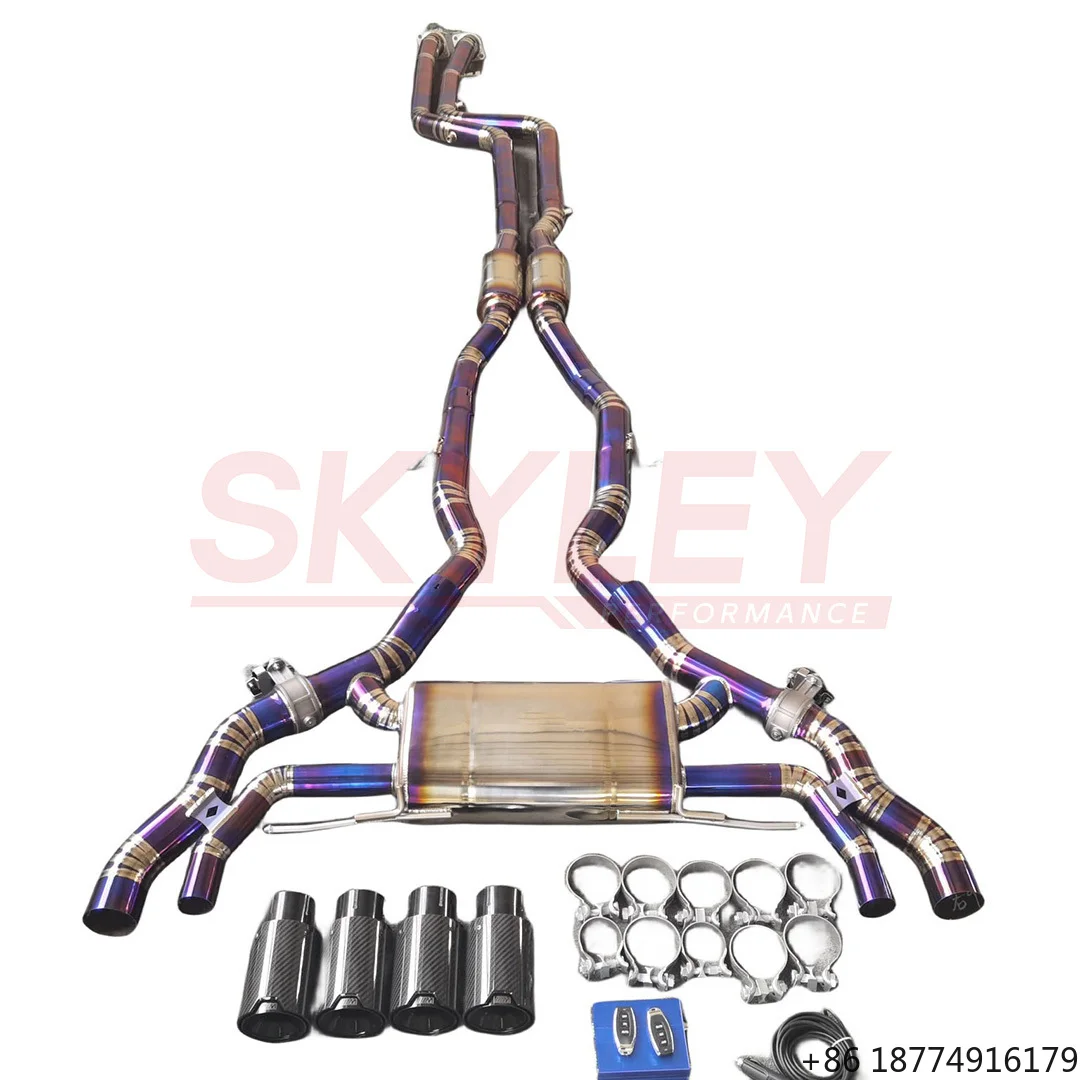 

SL Titanium Exhaust Catback for S58 X3M F97/X4M F98 3.0T Valvetronic Remote Control Muffler Sport Valved Exhaust