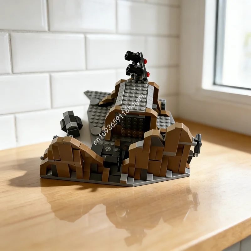 

360pcs MOC Star Battle Empire Mandalore Outpost Model Building Blocks Construction Toy Assemble Christmas Gift Creative DIY Idea