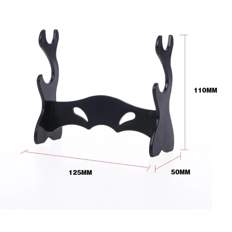 Y1AD Double couches Affichage support support en plastique Rack support présentation détachable
