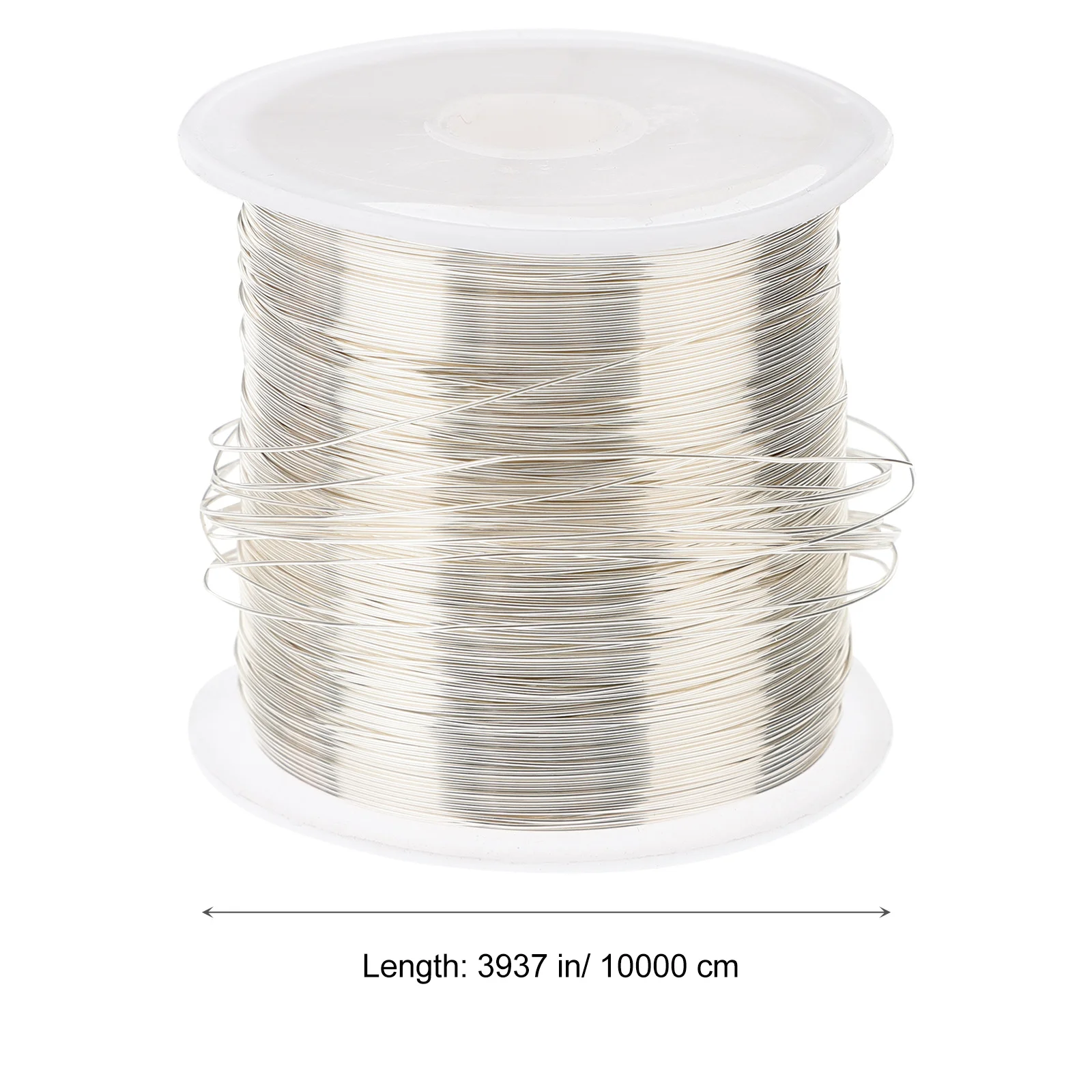 Fil de cuivre résistant au ternissement, 1 rouleau de 100M, 1 pièce, pour la fabrication de bijoux, projets artisanaux de perles, matériel de cordage à Armature Durable