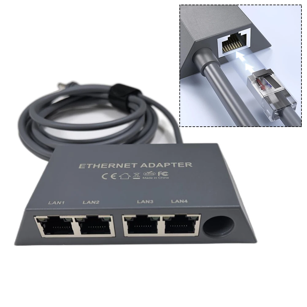 

0.5M/1.64FT Extension Adapter Network Cable Extender Ethernet Switch For RJ45/ For MINI For Starlink For GEN3