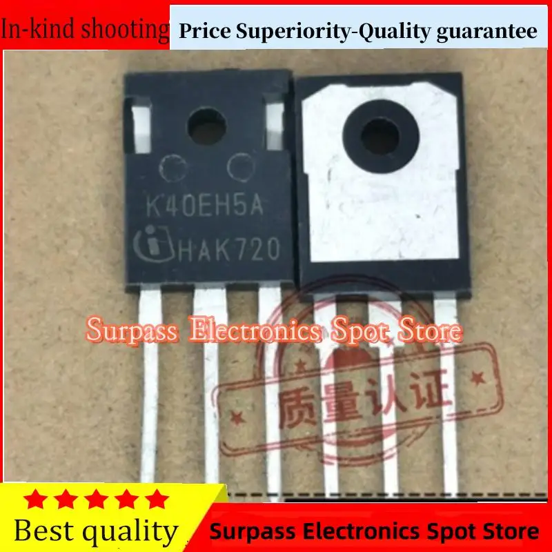 

10PCS-100PCS K40EH5A IKW40N65H5A MOS 650V 40A TO-247 Price Superiority-Quality guarantee