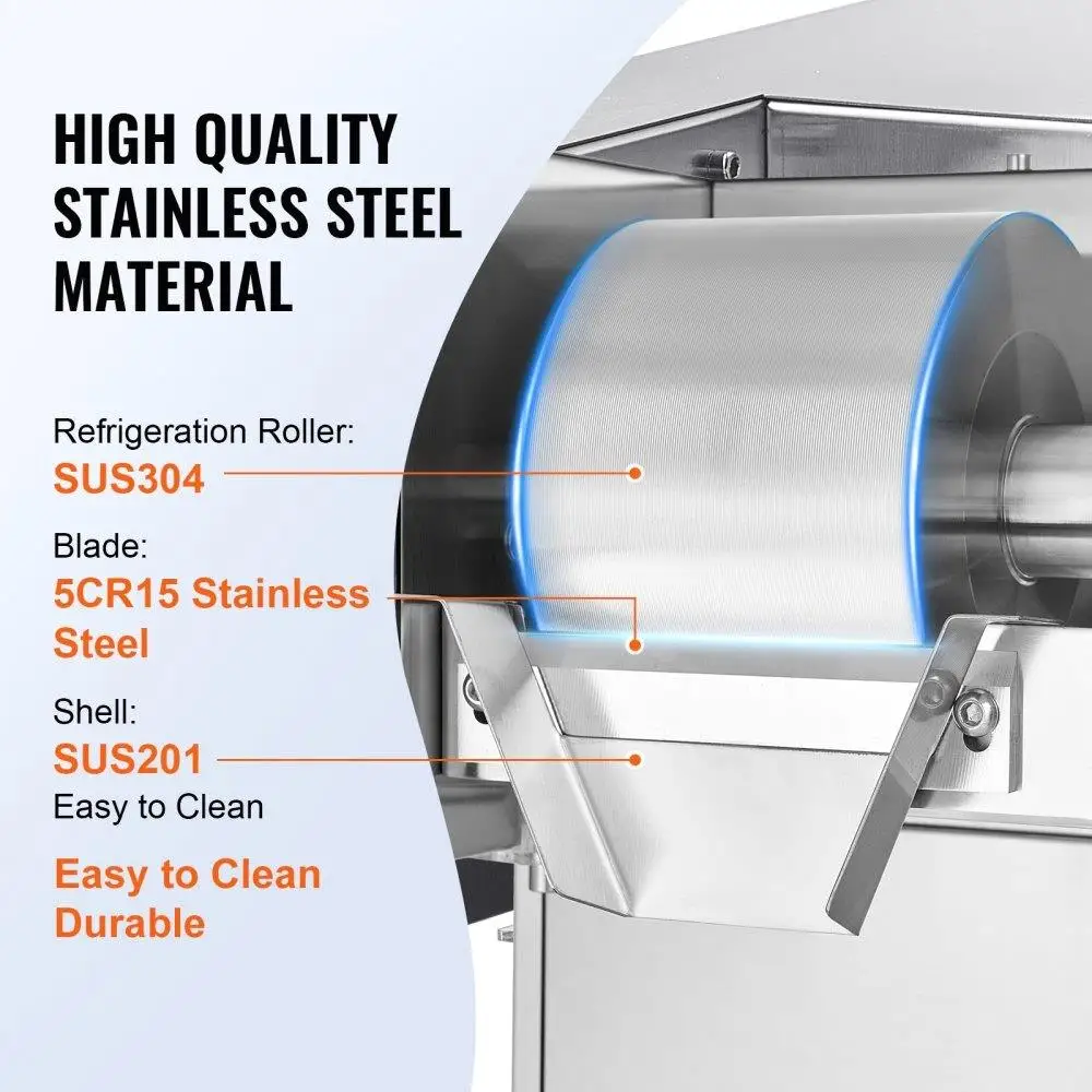 Commercial 385LBS Stainless Steel Snowflake for ice Machine for ice Cream Production