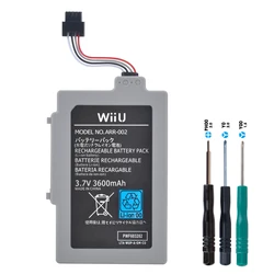 Batería de WUP-010 de 3600mAh para Nintendo Wii U, mando inalámbrico, WUP-012