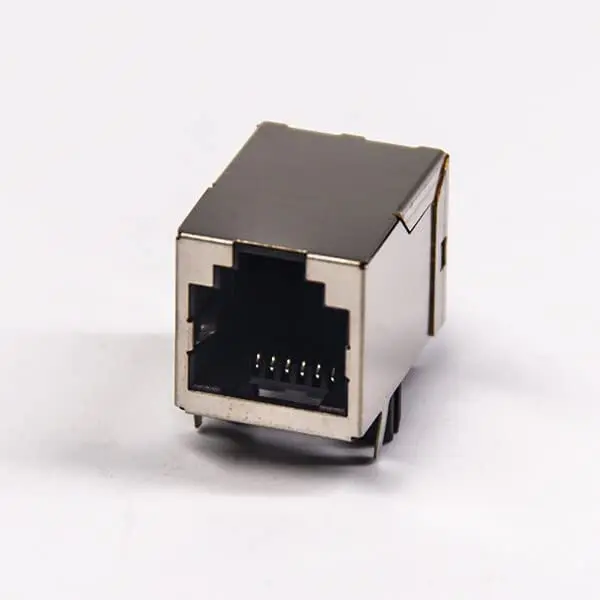 RJ12 Jack 90 Degree Single Port Modular Connector Through Hole for PCB Mount