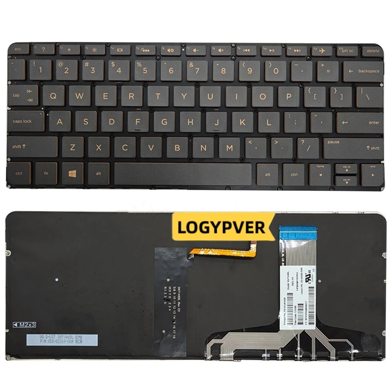 

Клавиатура ноутбука TPN-C127 13-V 13-V000 13-v001xx 13-v011d 13-v116TU 117TU для HP SPECTRE с подсветкой, американский английский язык