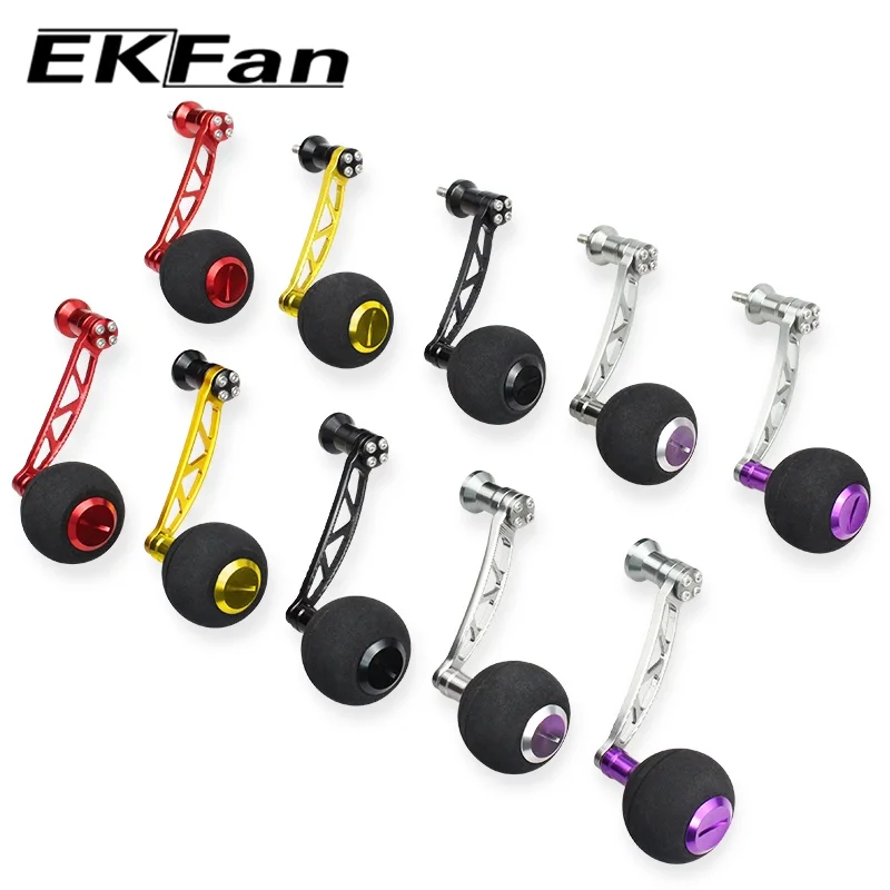 Ekfan EVA Knob+Aluminum Alloy Fishing Reel Handle Spinning Reel SUITBLE FOR DAI&SHI Length 83mm DIY