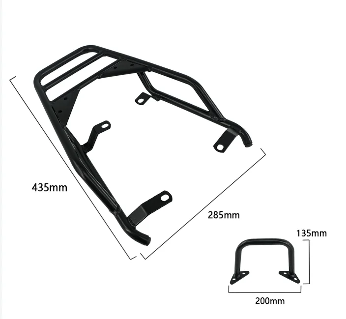 Adatto per portapacchi posteriore per moto portapacchi portapacchi portapacchi posteriore modificato staffa di supporto per portapacchi
