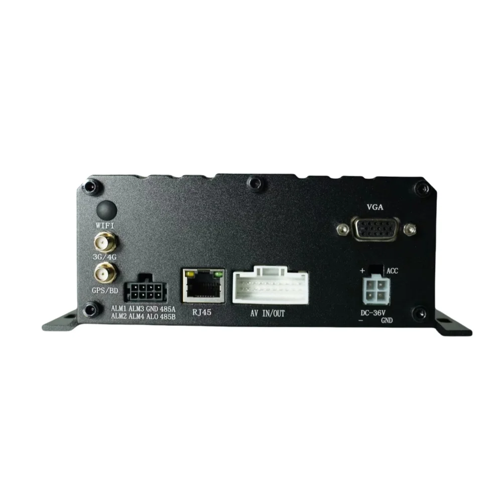 HYFMDVR 4 Channel MDVR 4G GPS Mobile DVR Kit With Camera and Monitor