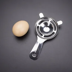 Stainless Steel Egg Separator with Egg Beater: Kitchen Daily Use for Cooking Needs