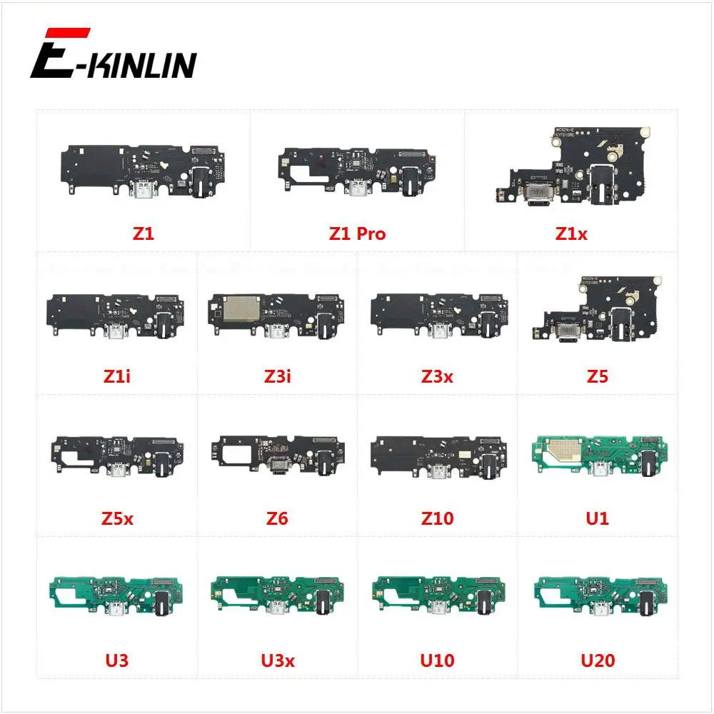 Charger Dock USB Charging Port Plug Board Microphone Flex Cable For Vivo Z1 Pro Z1x Z1i Z3x Z3i Z5 Z5x Z6 Z10 U1 U3 U3x U10 U20