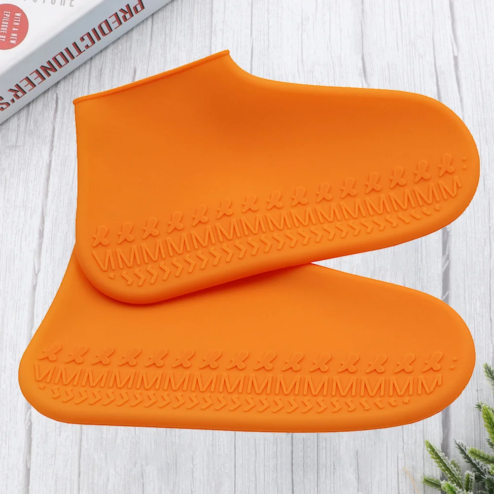 

Rainproof Shoe Cover Universal Foldable Non Slip Foot Heavy Duty Waterproof Anti Skid Silicone Unisex Shoes Protector Outdoor