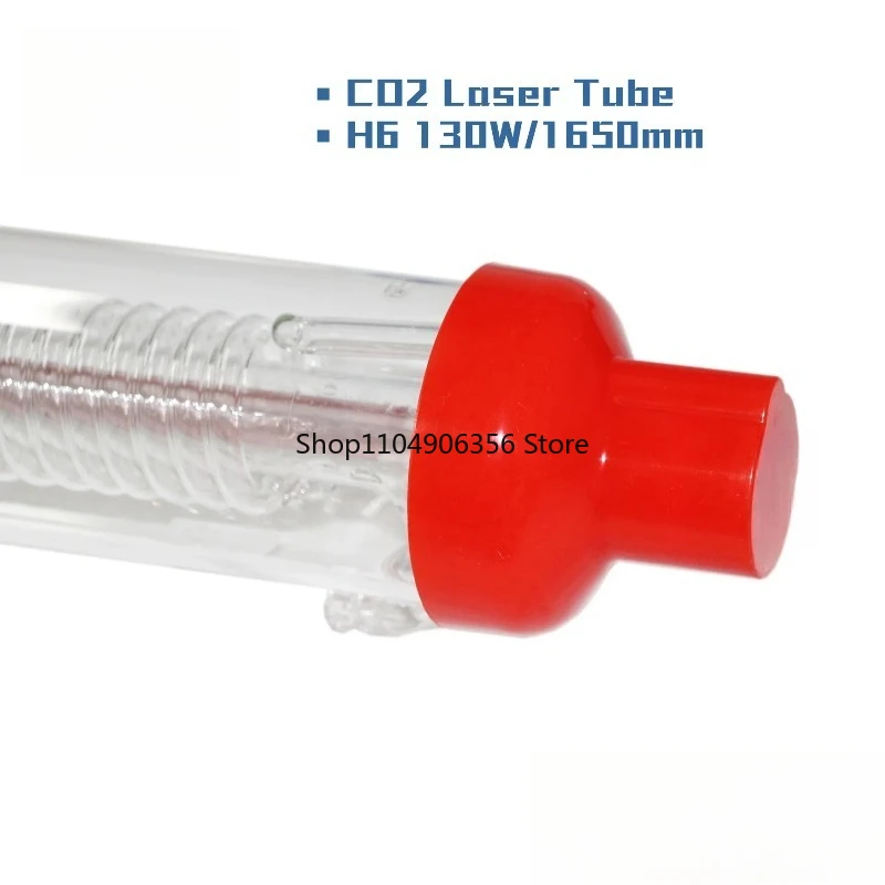 for  H6 120w 130w 140w 150w 1650mm Co2 Tube for Acrylic Cutting Machine