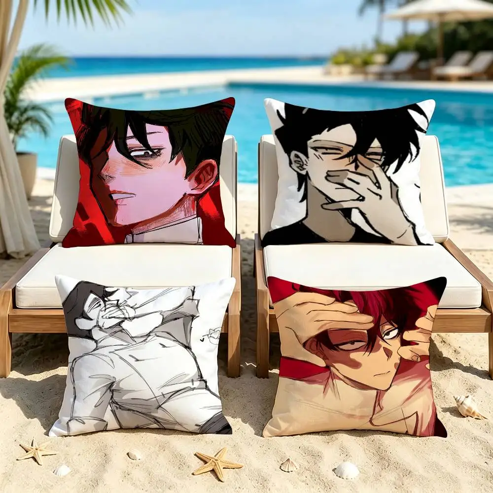 V-Vincent Rody Dead Plate Double-Sided Printed Cushion Cover Bedroom Bedside Sofa Pillow Case