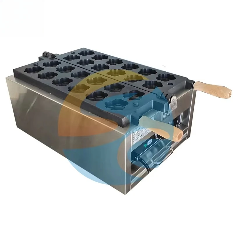 Electric Crispy Waffle Baker Machine Factory Price Cat Paw Waffle Machine Commercial Bear Paw Shape Muffin Waffle Maker